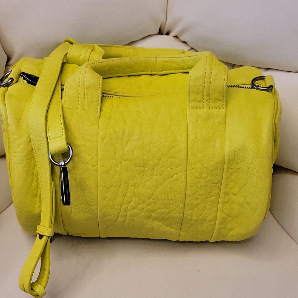 Yellow Leather Handbag